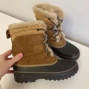 Land’s End Mid-Calf Snow Boots Womens 7